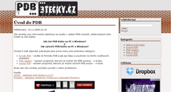 Desktop Screenshot of pdb.3tecky.cz